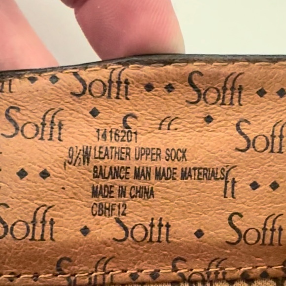 Sofft Wide Calf Black Slouchy Boots - Picture 5 of 5